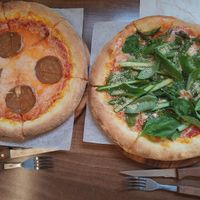 Delicious pizza at POW - The Vegan Pizzeria in Copenhagen