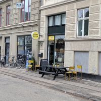 Outside at POW - The Vegan Pizzeria in Copenhagen