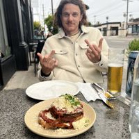 Eggplant parm  at Double Zero in Venice