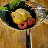 Lausbub, Mamas Veganer Keksteig mit Beerenpüree at Hans im Glück in Wiesbaden