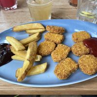Kids vegan nugget meal  at Hans im Glück in Wiesbaden