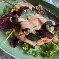 Bunless vegan burger   at Hans im Glück in Wiesbaden