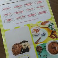 Menu at Ambassadors Ice Cream in Makati