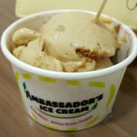 *Mango Biscoff* with biscuit bites. at Ambassadors Ice Cream in Makati