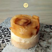 Tarta de manzana at Healthy Cakes in Valencia