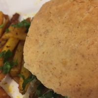 Hamburguesa de lenteja at Koala Express in Chihuahua