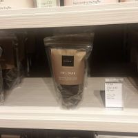 Chocolate buttons and nibs at Hotel Chocolat in Cardiff