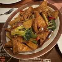 Tofu with brown sauce   at Lotus Garden in Pinetop