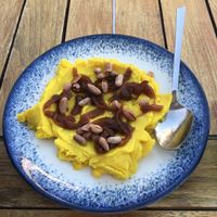 Wild lentil paté  at Mezetaryen in Kas