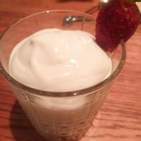 Coconut cream at Margarito in Bilbao