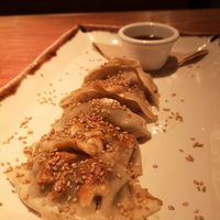 No morcilla gyozas at Margarito in Bilbao