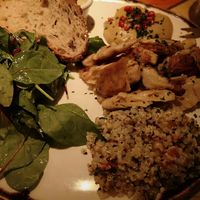 No chicken, babaganush and quinoa at Margarito in Bilbao