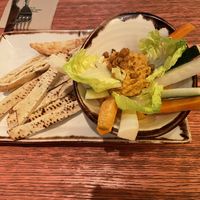 Houmous starter  at Margarito in Bilbao