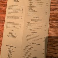 Drinks menu  at Margarito in Bilbao