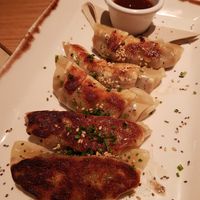 Gyozas de hongos y shitake at Margarito in Bilbao