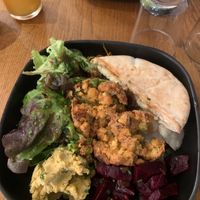 Falafal bowl at La Cantine in Honfleur