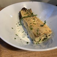 Lasagne with salmon  at La Cantine in Honfleur