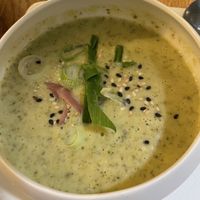 Vegan broccoli soup. So good!  at La Cantine in Honfleur
