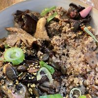 Vegan mushroom quinoa risotto    at La Cantine in Honfleur