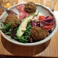 Falafel Bowl at La Cantine in Honfleur