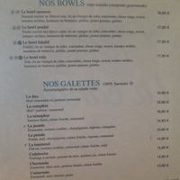 Carta at La Cantine in Honfleur