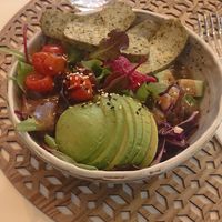 Tofu bowl at La Cantine in Honfleur