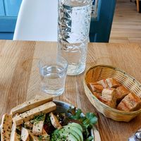 Tofu bowl at La Cantine in Honfleur