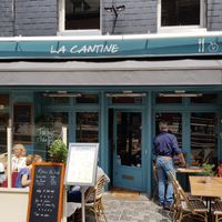 Great outdoor seating at La Cantine in Honfleur