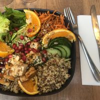 Tofu bowl  at La Cantine in Honfleur