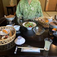 Breakfast  at Kashiwaya Ryokan in Gunma