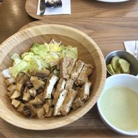 Tofu rice bowl at March Rabbit in Jeonju