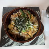 Baked rice dish - delicious! at Hoccori Cafe in Tokyo