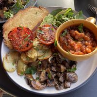 Vegan big breakfast  at Four Seasons of Nosh in Tanunda