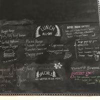 Lunch menu  at Four Seasons of Nosh in Tanunda