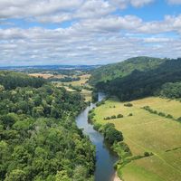 viewpoint at Symonds Yat Rock Cafe in Coleford