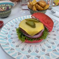 Vegan Beyond Burger ♥️   at Roof Burger Lab in Rhodes