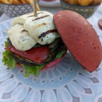  at Roof Burger Lab in Rhodes