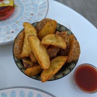  at Roof Burger Lab in Rhodes