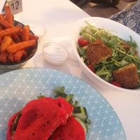 Rubbish pic, soz at Roof Burger Lab in Rhodes