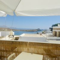 Roof Bar View  at Roof Burger Lab in Rhodes