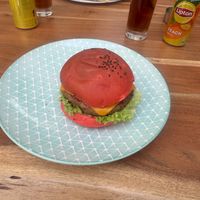   at Roof Burger Lab in Rhodes