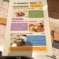 The lowest pancake in blue is vegan 🌱   at Healthy Kitchen 910 in Yokohama