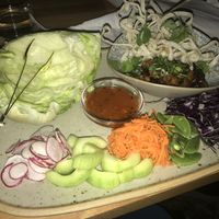lettuce wraps at Frankie We Salute You! in Kelowna