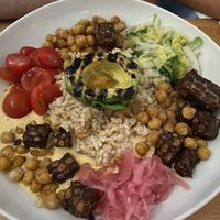 Grilled avocado bowl at Frankie We Salute You! in Kelowna