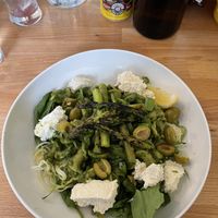 Green pasta bowl  at Frankie We Salute You! in Kelowna
