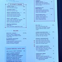 We had items from the lunch special on the menu   at Frankie We Salute You! in Kelowna