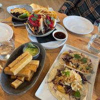 4 appetizers at Frankie We Salute You! in Kelowna