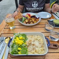 Best vegan mac and cheese, vegan chorizo bowl at Frankie We Salute You! in Kelowna