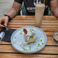 Lime cheesecake at Frankie We Salute You! in Kelowna