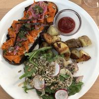 Smoked carrot on toast  at Frankie We Salute You! in Kelowna
